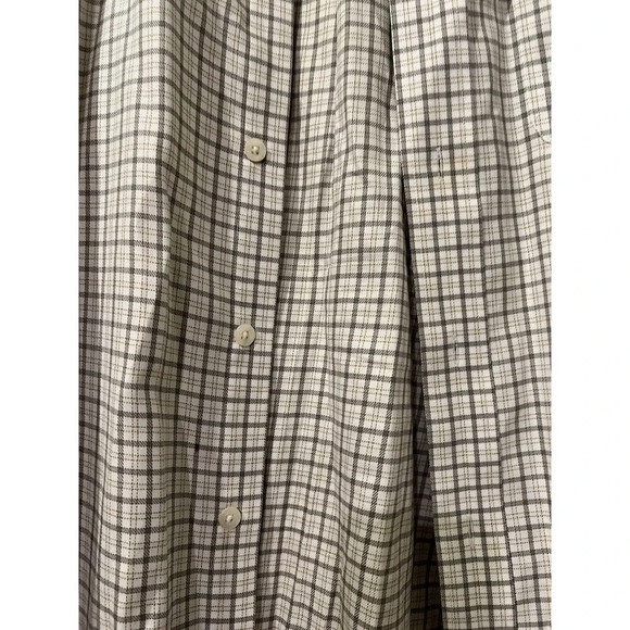 Fairway & Greene The Club Shirt  XL Green Striped Button Down Long Sleeve Cotton - Picture 6 of 12